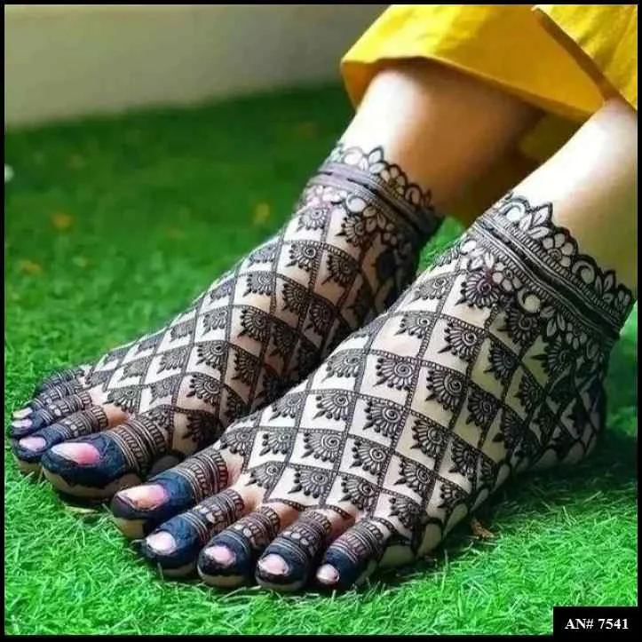 foot mehndi design