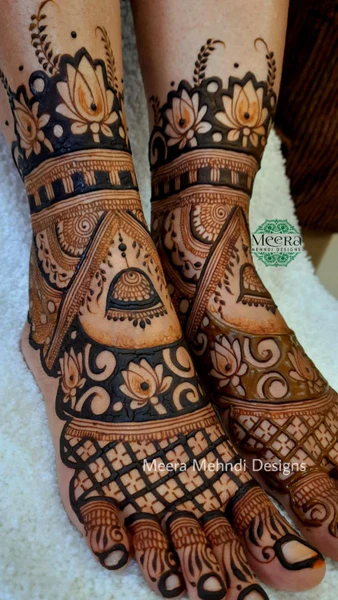 foot mehndi design