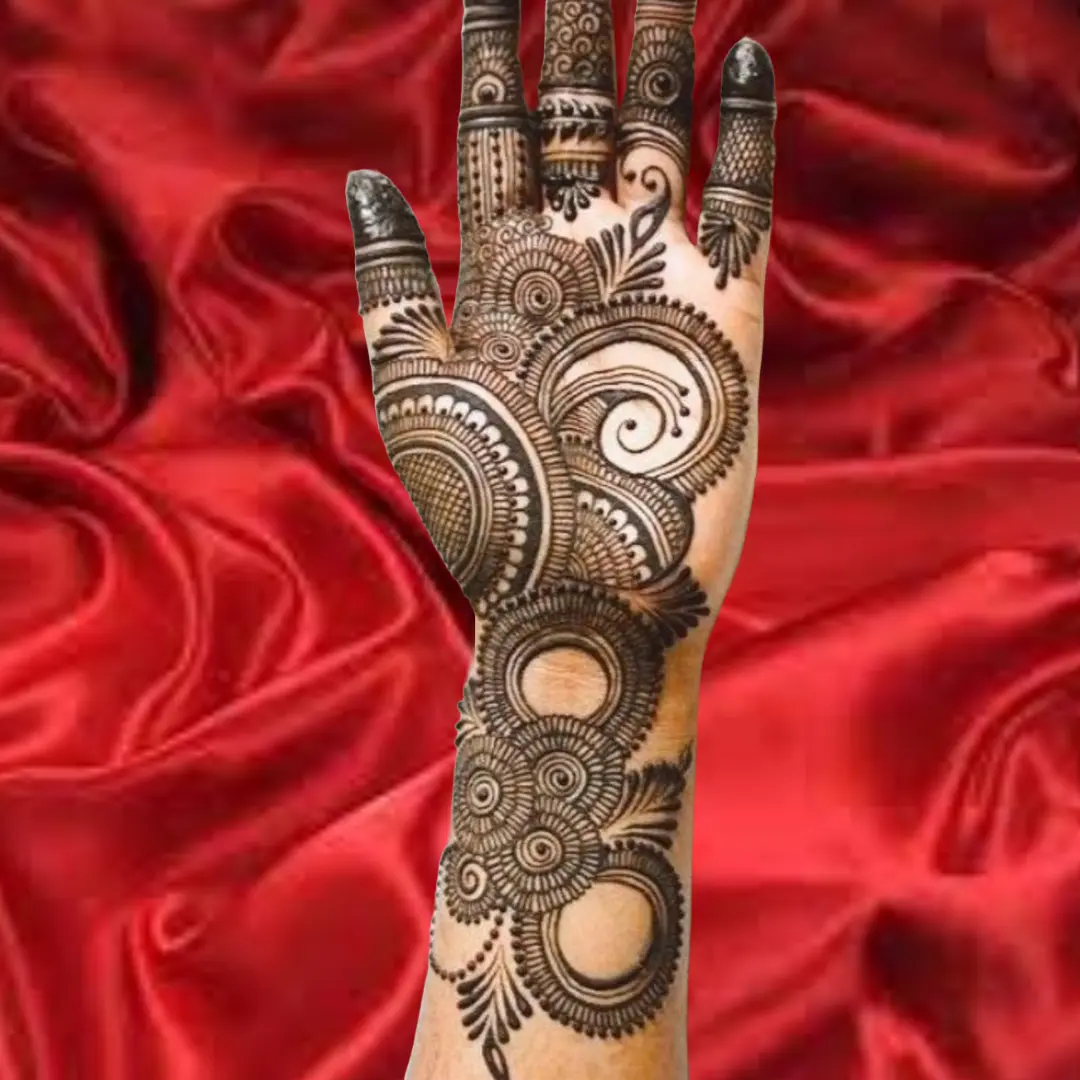 full hand mehndi design