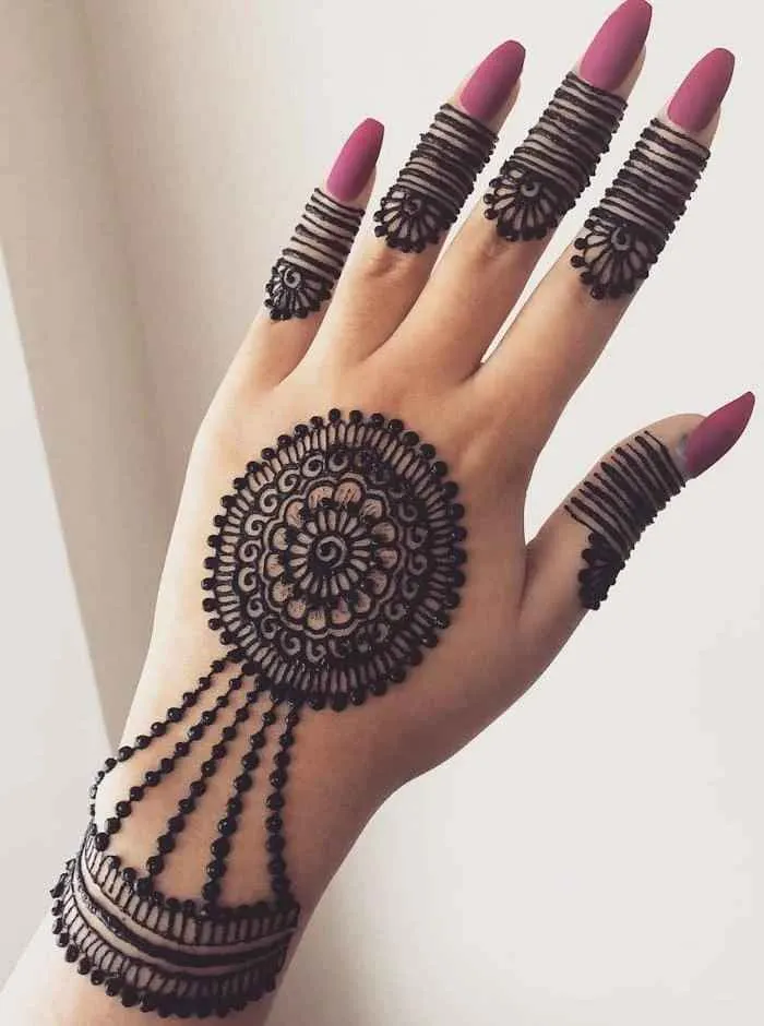 pakistani arabic mehndi design