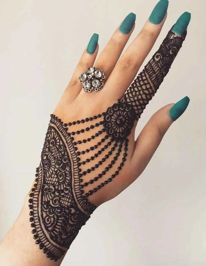 pakistani arabic mehndi design
