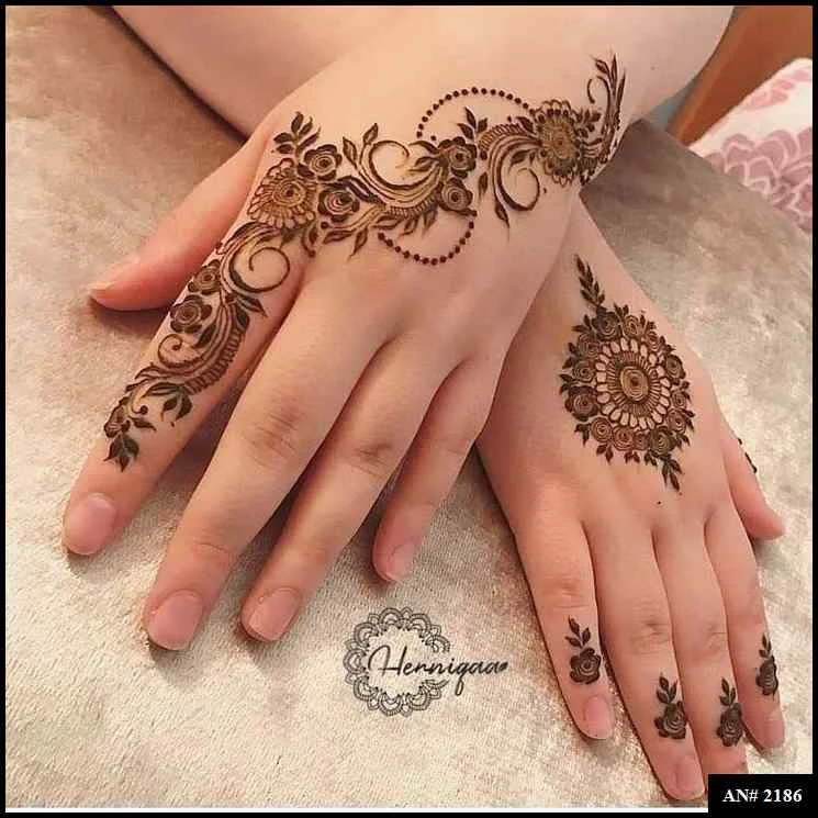 pakistani arabic mehndi design