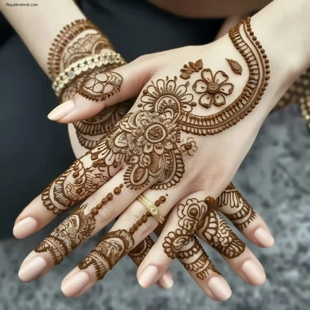 pakistani arabic mehndi design