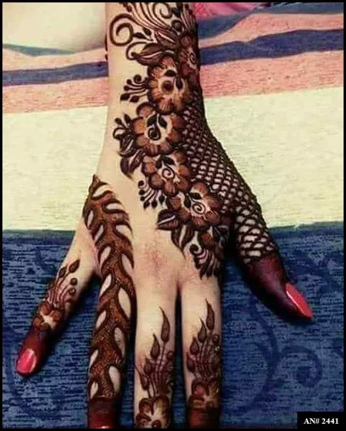 pakistani arabic mehndi design