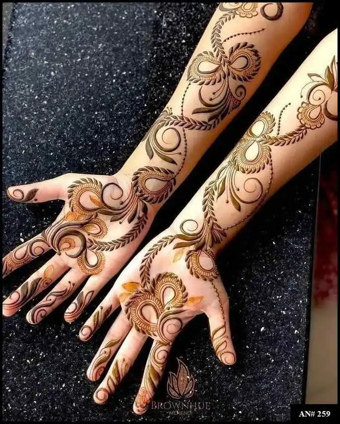 pakistani arabic mehndi design