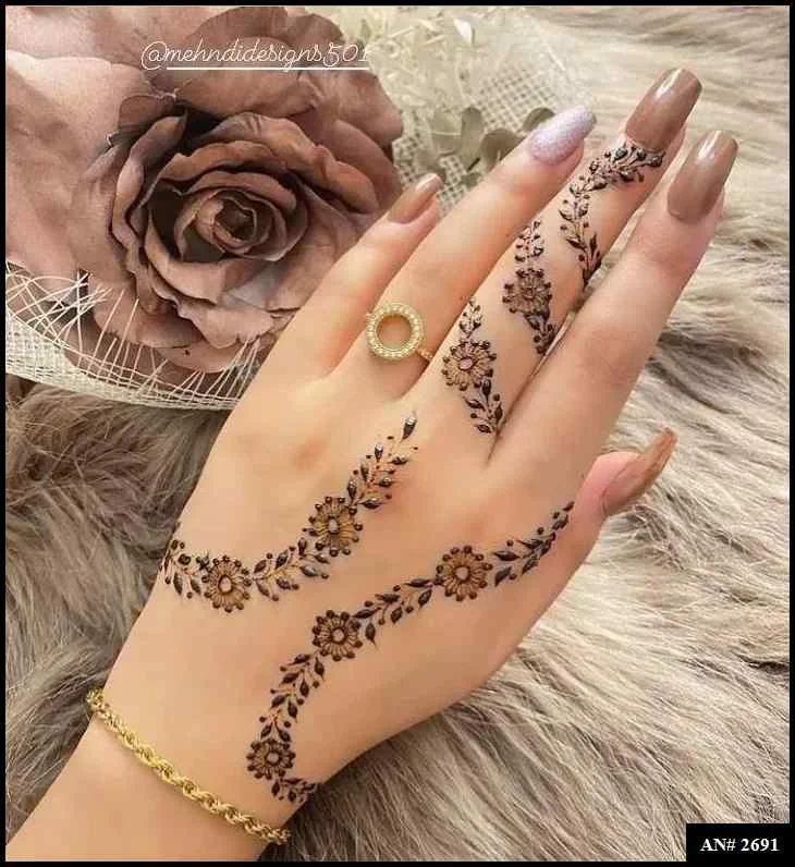pakistani arabic mehndi design