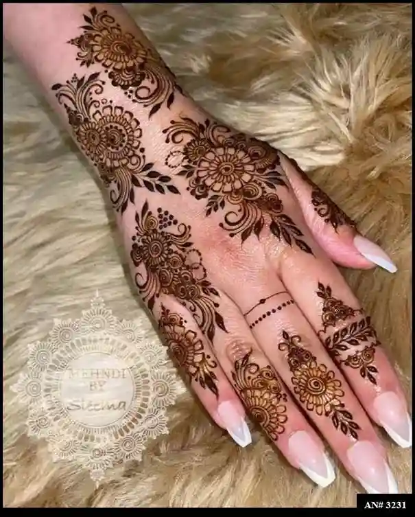 pakistani arabic mehndi design