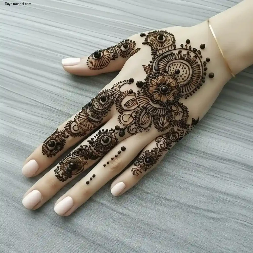 pakistani arabic mehndi design