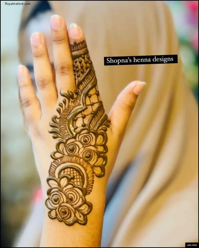 pakistani arabic mehndi design