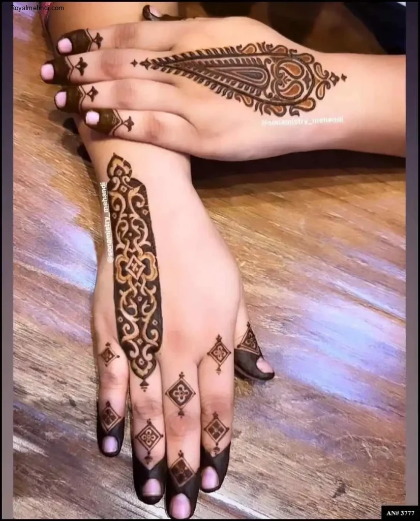 pakistani arabic mehndi design