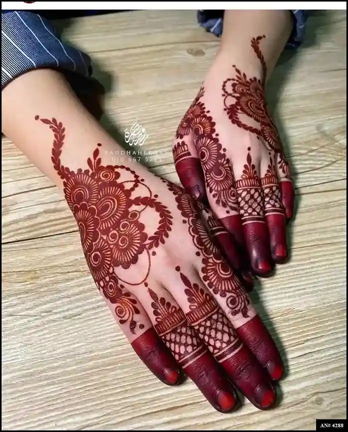 pakistani arabic mehndi design