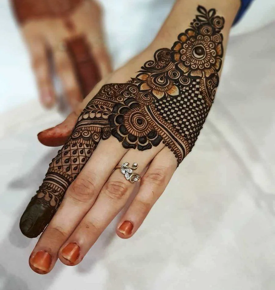 pakistani arabic mehndi design