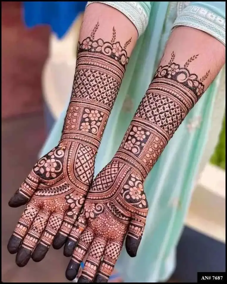 pakistani arabic mehndi design