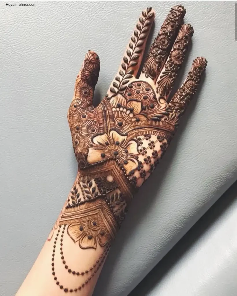 pakistani arabic mehndi design