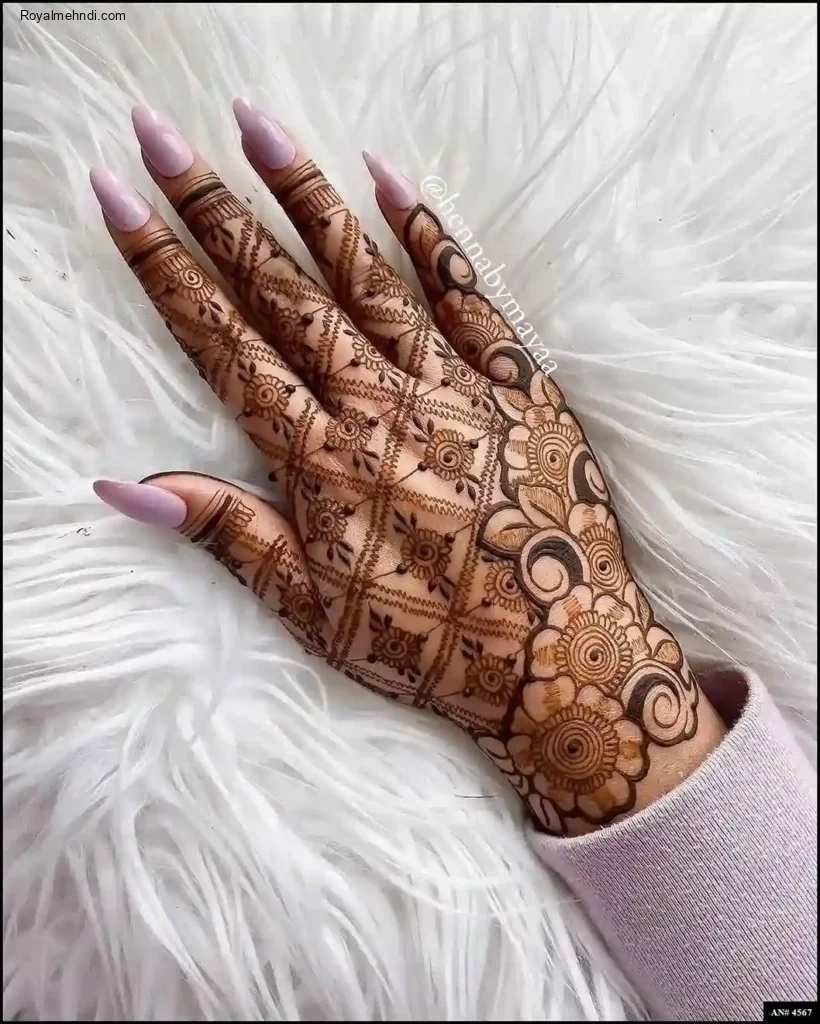 pakistani arabic mehndi design