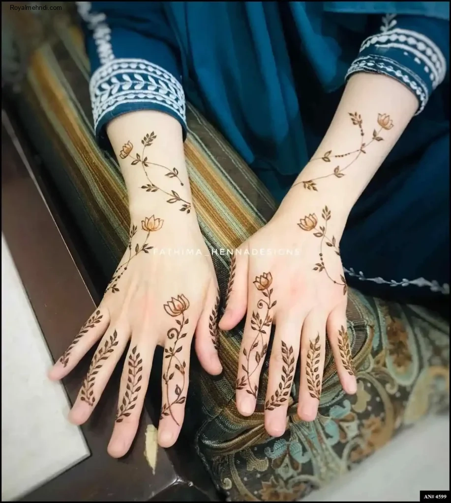 pakistani arabic mehndi design