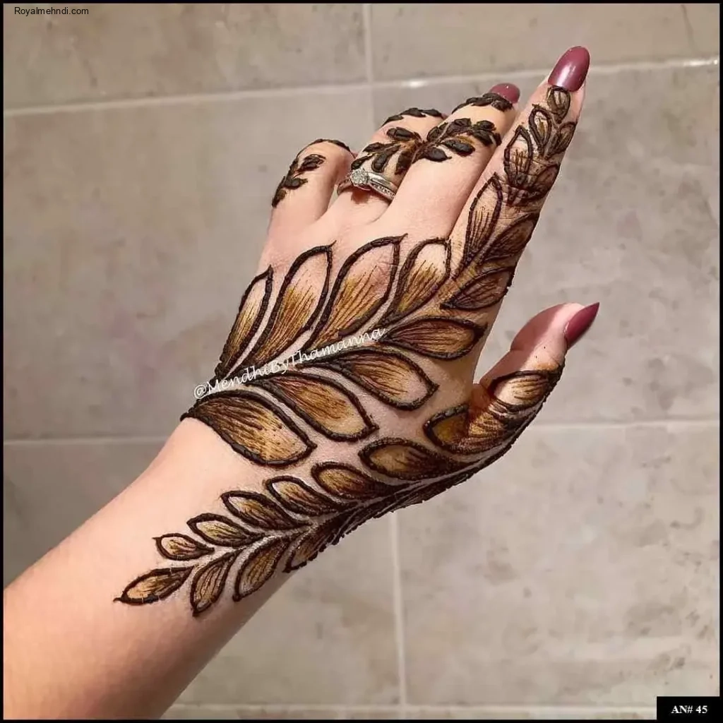 pakistani arabic mehndi design