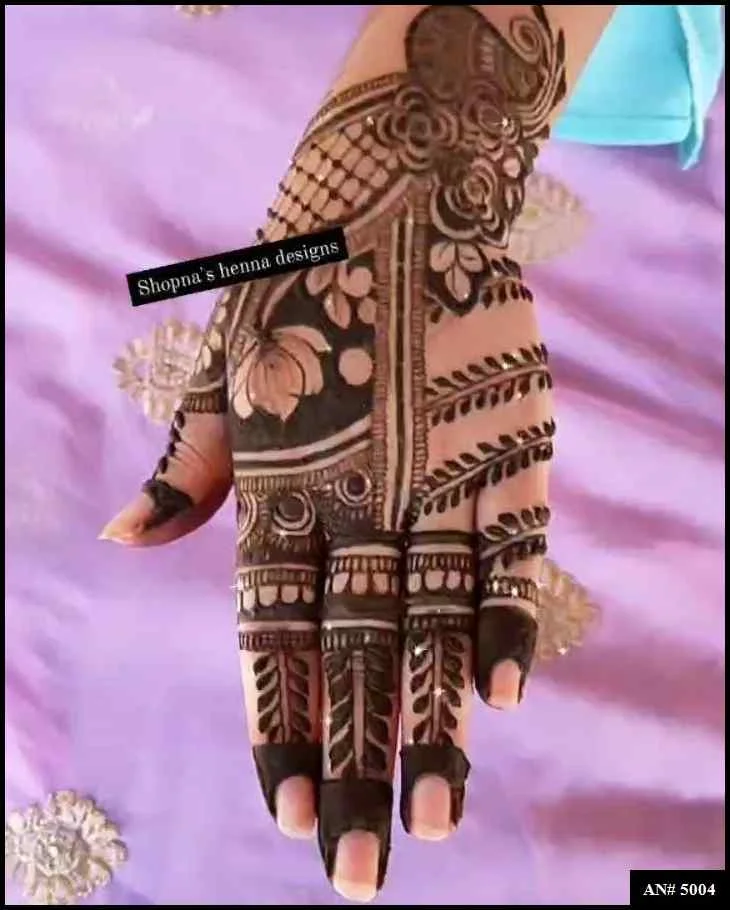 pakistani arabic mehndi design