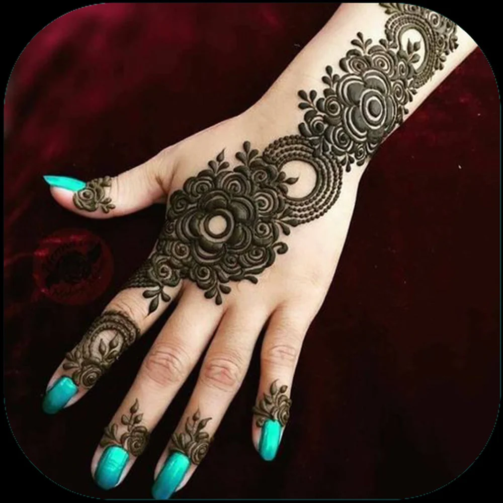 pakistani arabic mehndi design