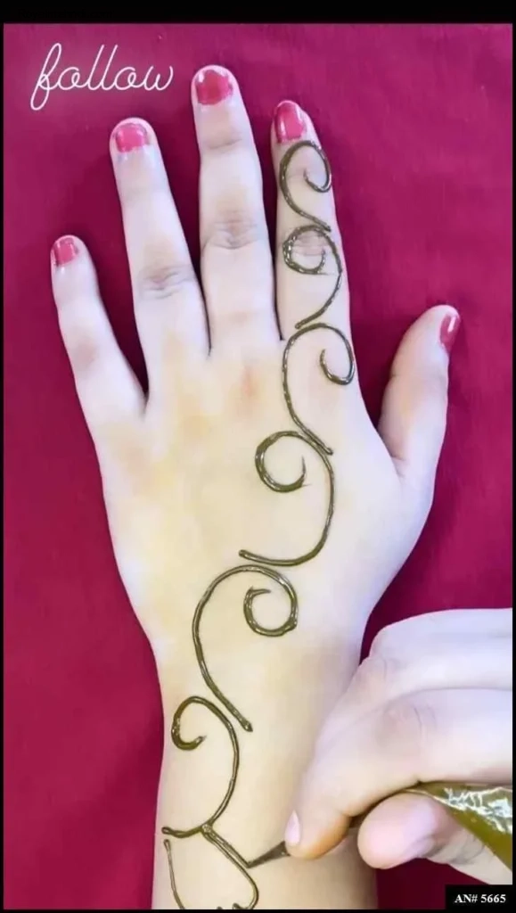 pakistani arabic mehndi design