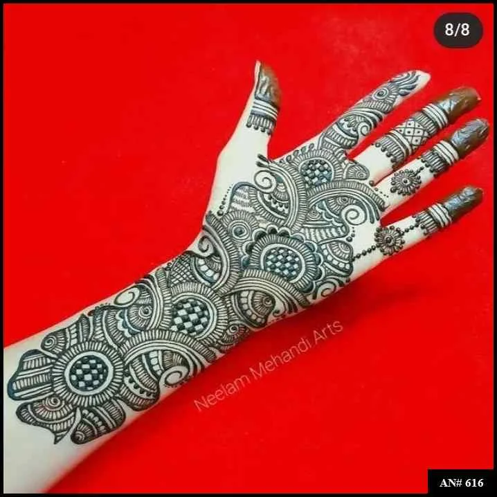 pakistani arabic mehndi design