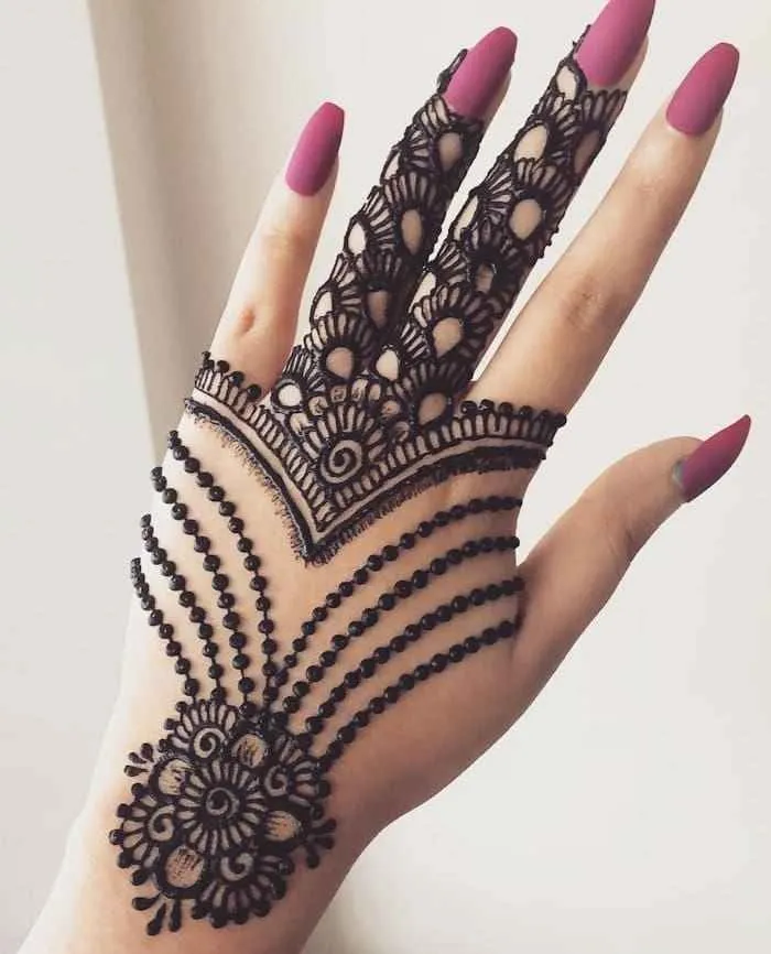pakistani arabic mehndi design