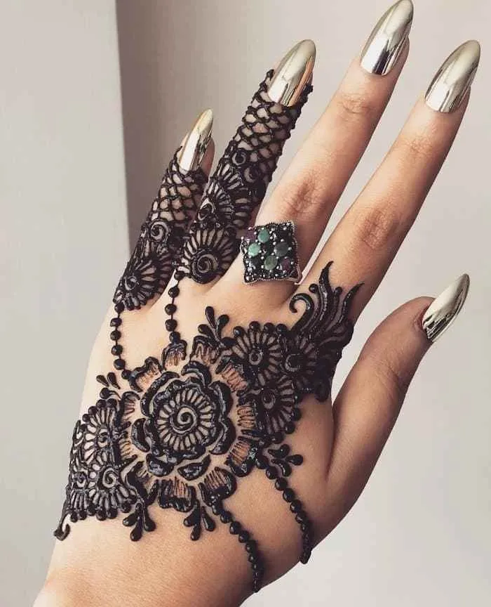 pakistani arabic mehndi design