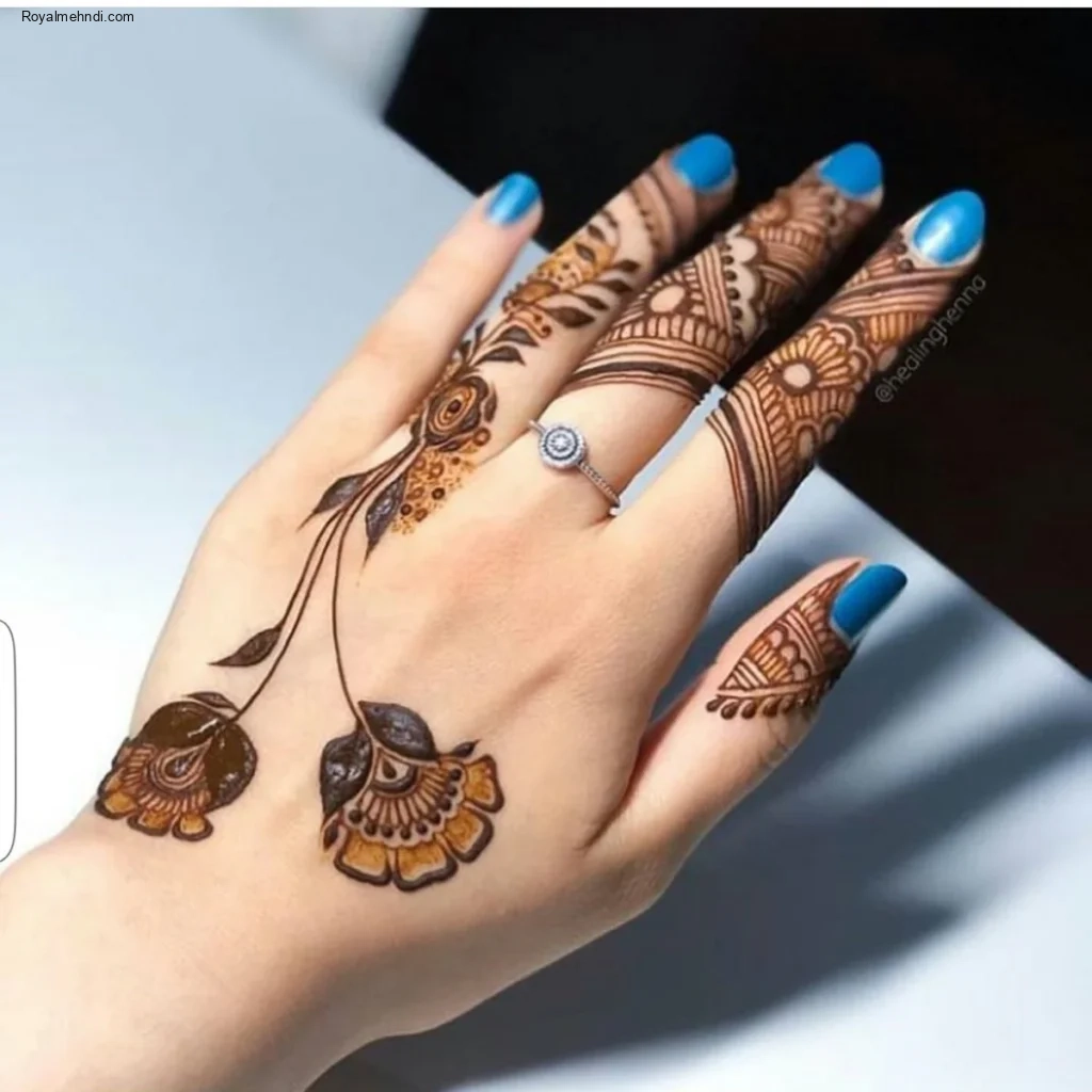 pakistani arabic mehndi design