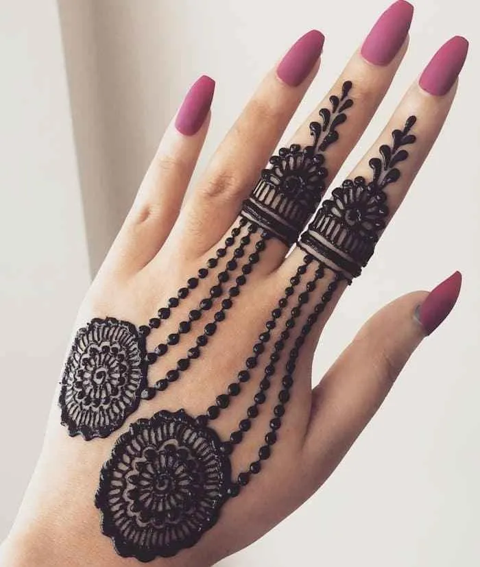 pakistani arabic mehndi design