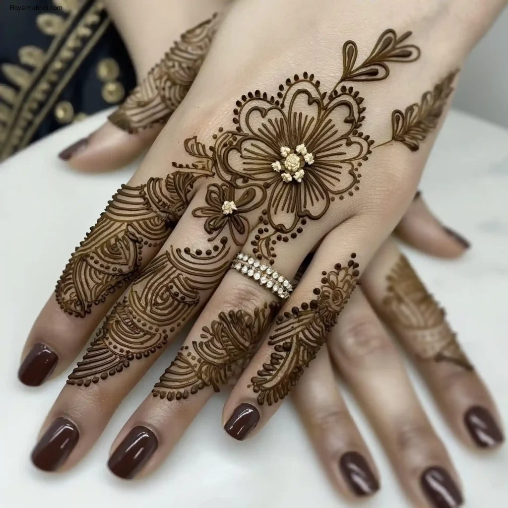 pakistani arabic mehndi design