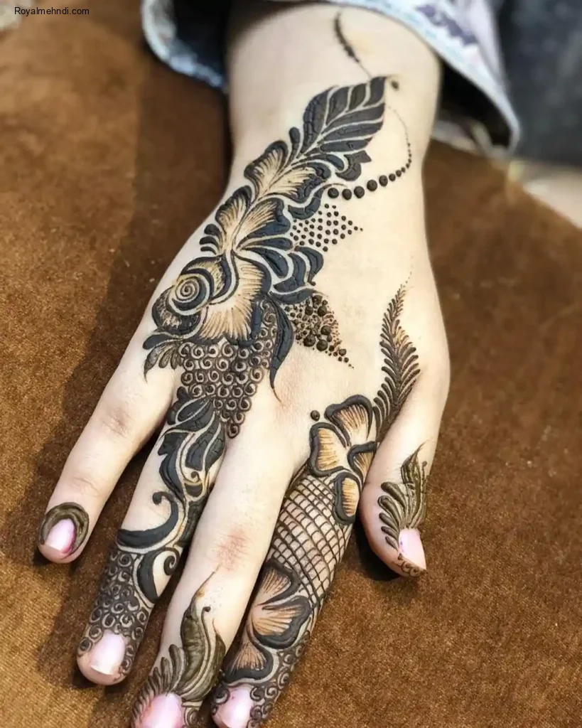 pakistani arabic mehndi design