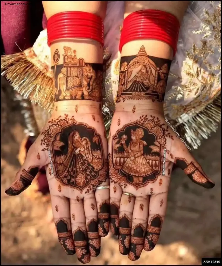 palm mehndi design