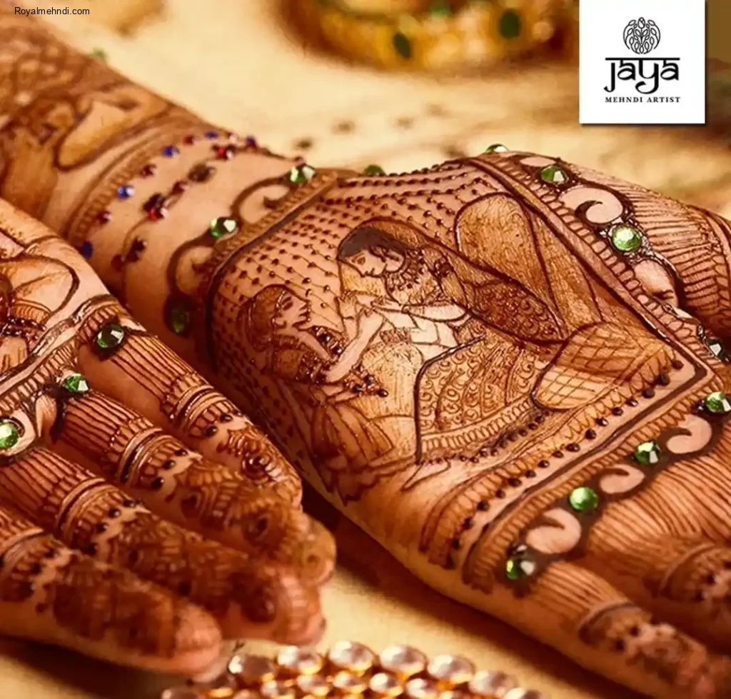 palm mehndi design