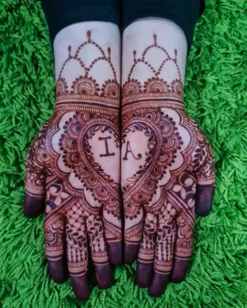 palm mehndi design