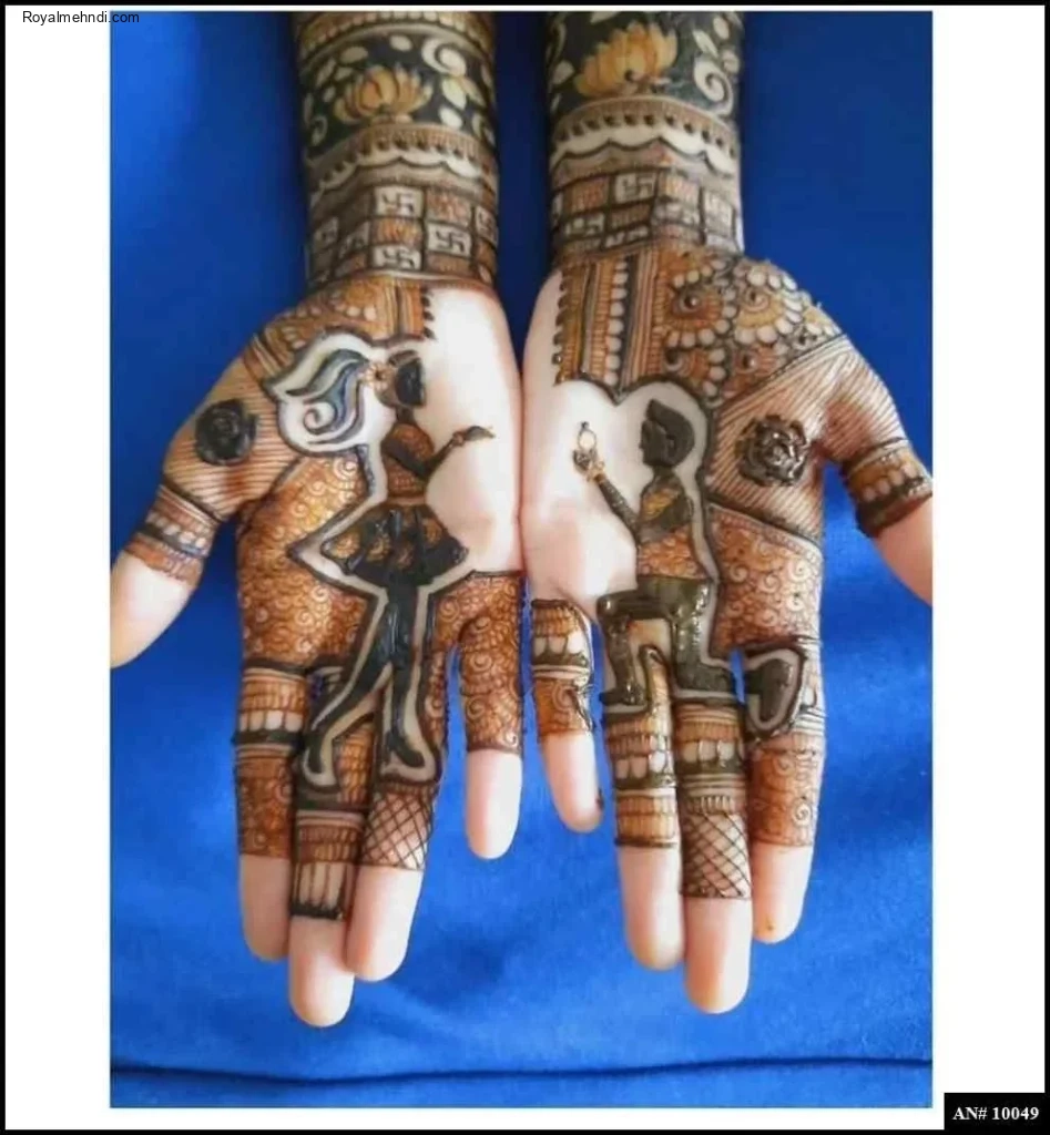 palm mehndi design