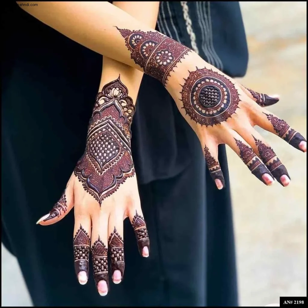 palm mehndi design