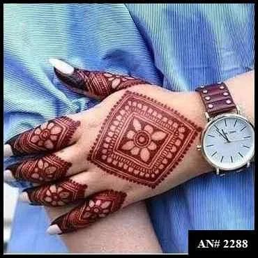 palm mehndi design