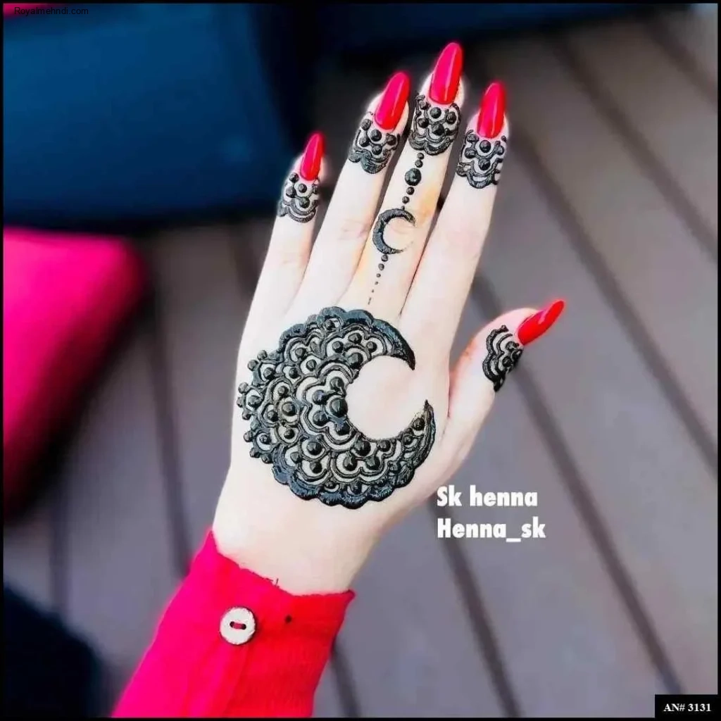 palm mehndi design