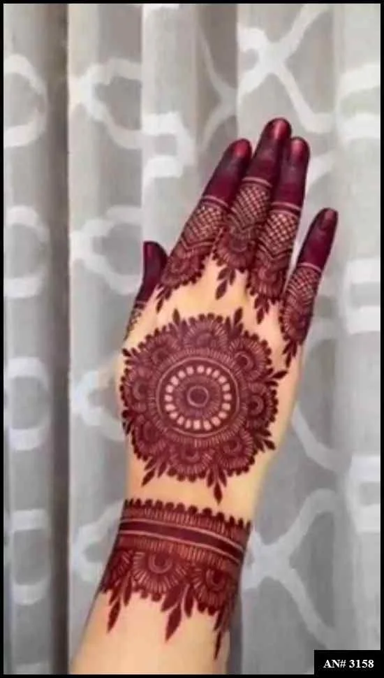 palm mehndi design