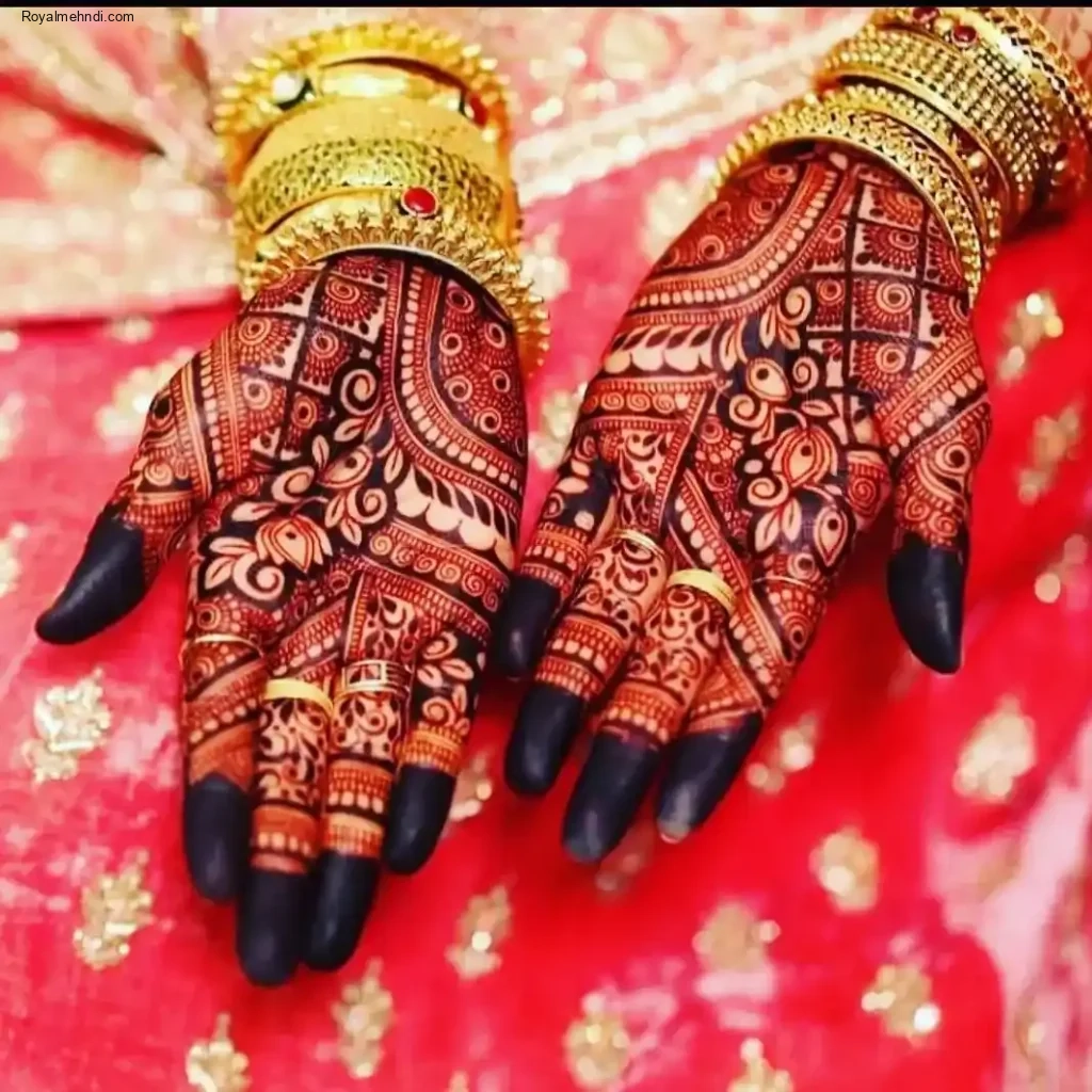 palm mehndi design