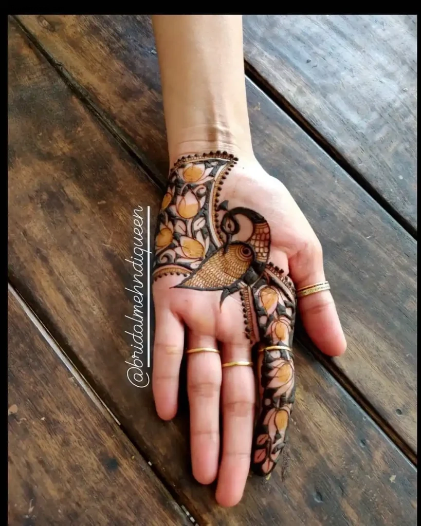 palm mehndi design