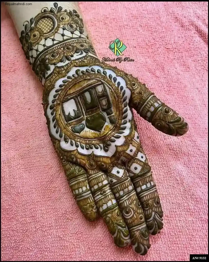 palm mehndi design