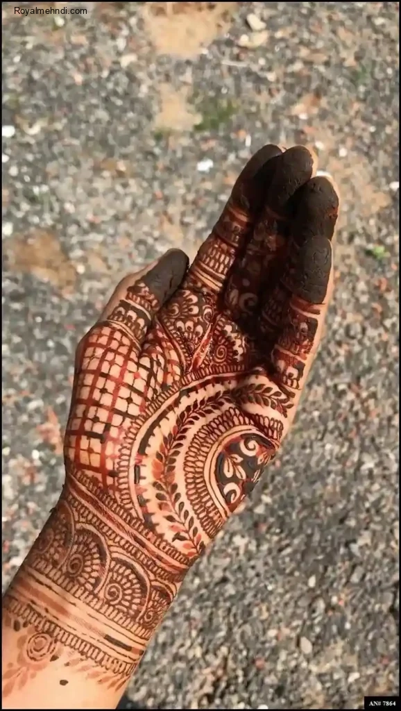 palm mehndi design