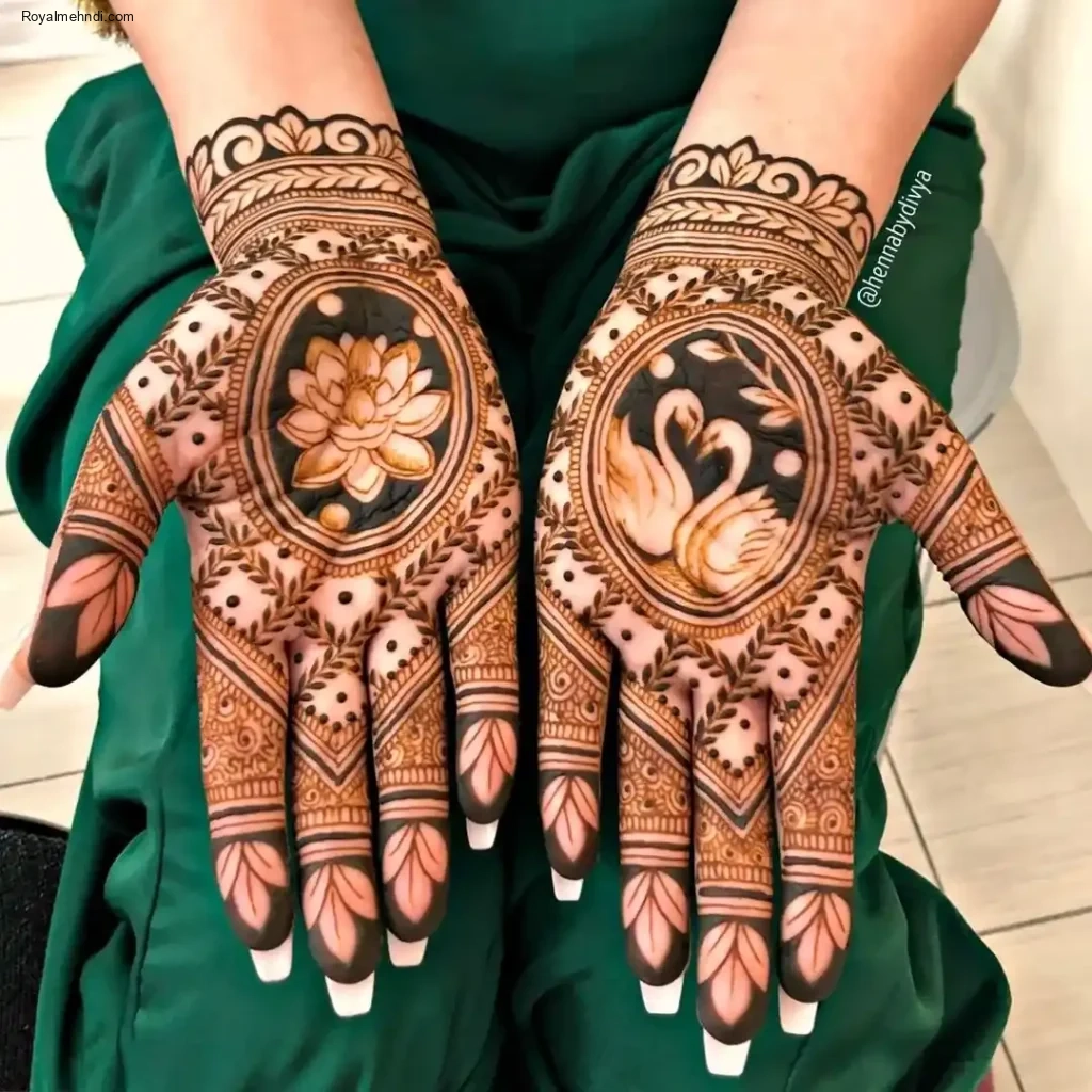 palm mehndi design