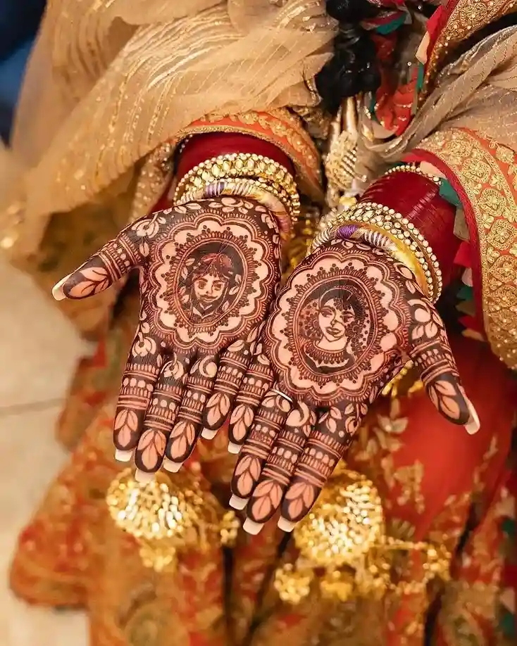 palm mehndi design