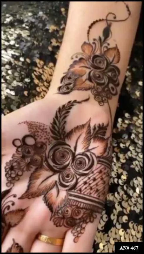 palm mehndi design