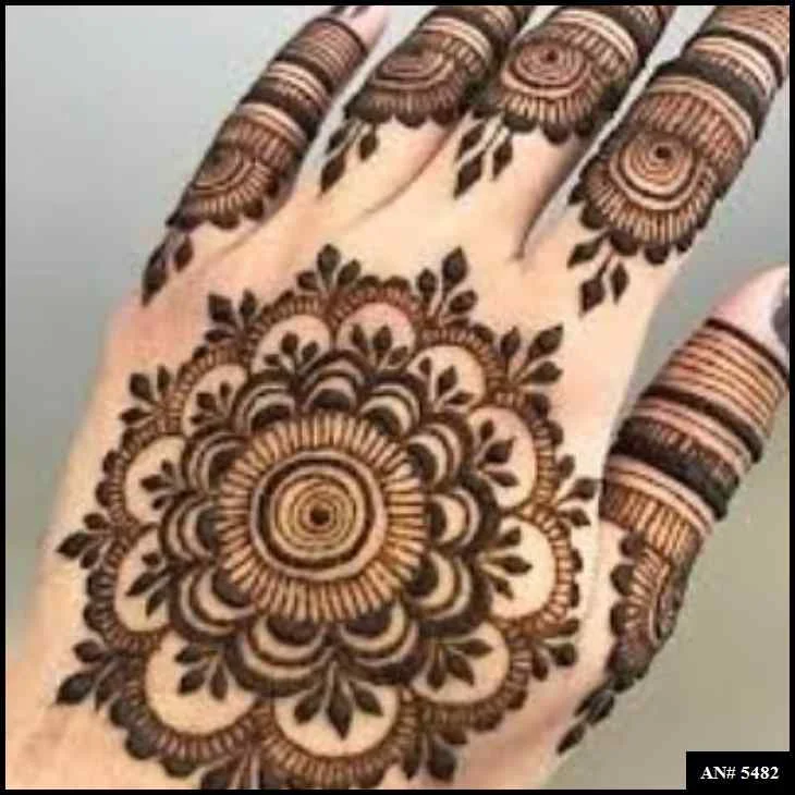 palm mehndi design