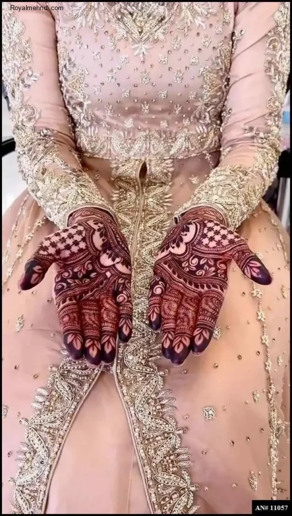 palm mehndi design