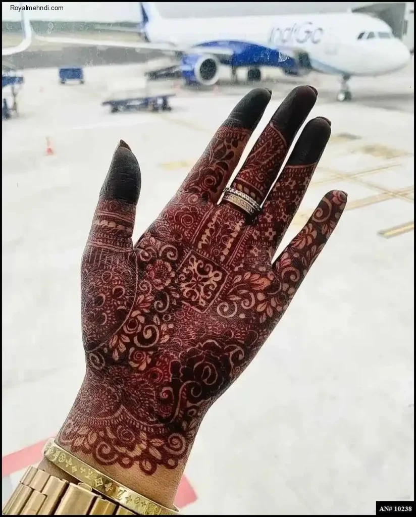 palm mehndi design