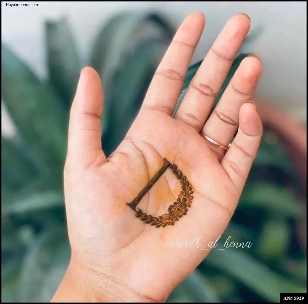 palm mehndi design